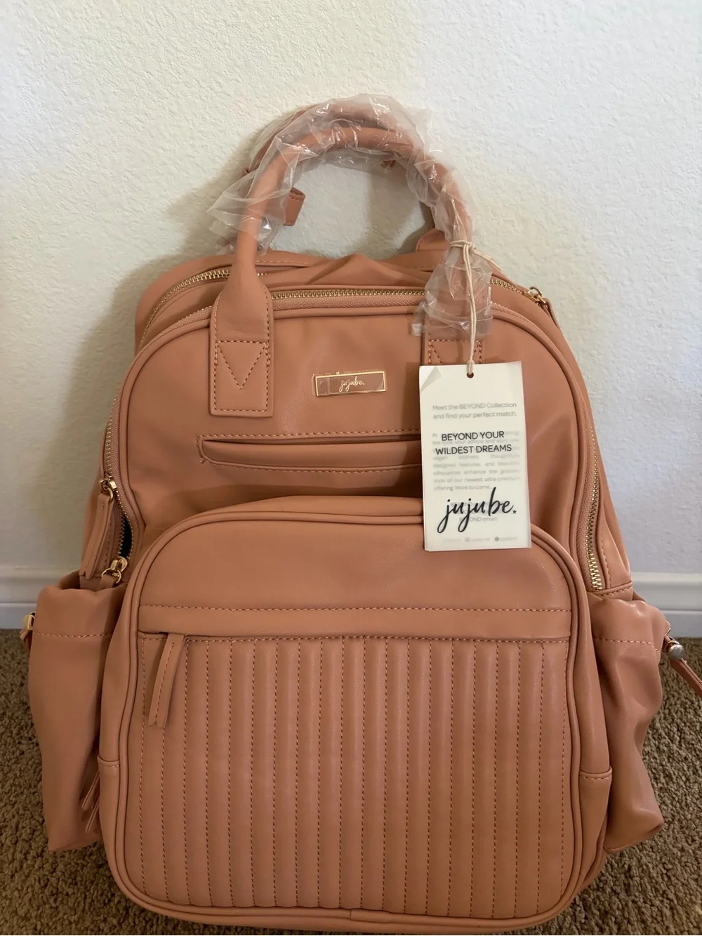 Ju-Ju-Be Diaper Backpack in Dusty Pink